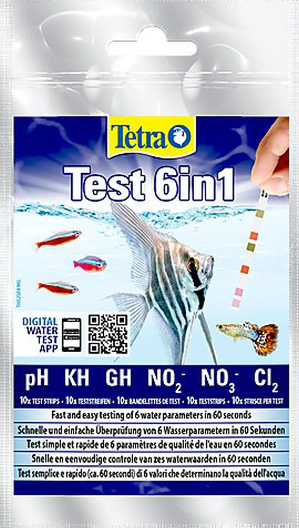 Tetra - Bandelettes Test 6in1 pour Aquarium - x10