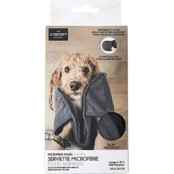 The Concept Factory - Serviette Microfibre pour Chiens et Chats - 65cm