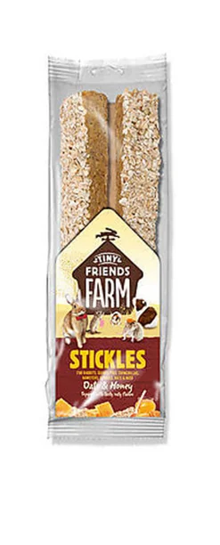 Tiny Friends Farm - Biscuits à l'Avoine et Miel en Baguette pour Lapin - 80g