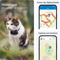 Tractive - Traceur GPS CAT mini pour Chats - 25g