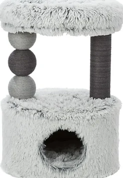 Trixie - Arbre à chat Harvey, 73 cm, blanc-noir