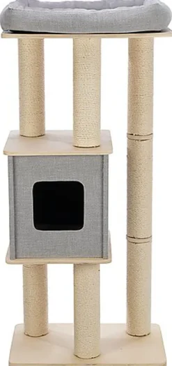 Trixie - Arbre à chat Luan gris - 129 cm