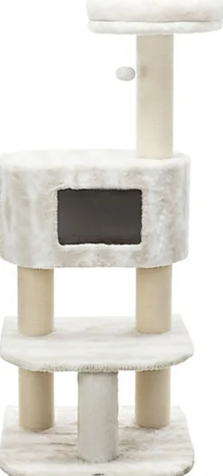 Trixie - Arbre à chat Nelli blanc/taupe - 140 cm