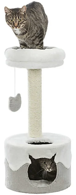 Trixie - Arbre à chat Nuria blanc/gris - 71 cm