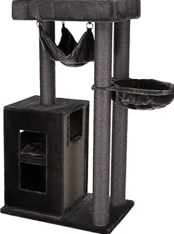 Trixie - Arbre à Chat XXL Amadeus Anthracite pour Chat - 163cm