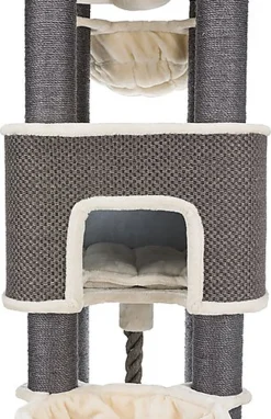 Trixie - Arbre à Chat XXL Humberto Crème et Gris pour Chat - 174cm