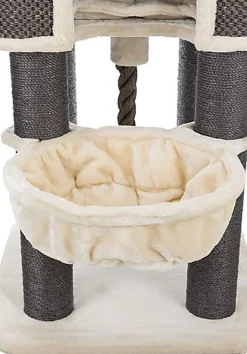 Trixie - Arbre à Chat XXL Humberto Crème et Gris pour Chat - 174cm