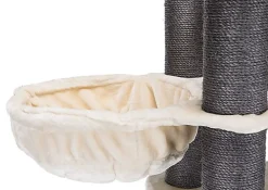 Trixie - Arbre à Chat XXL Humberto Crème et Gris pour Chat - 174cm