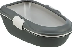 Trixie - Bac à litière Berto système de tri  gris/bleu pastel/granit - 39 x 22 x 59 cm