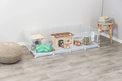 Trixie - Base pour Enclos Intérieur pour Lapins et Cochons d'Inde - 140x70cm