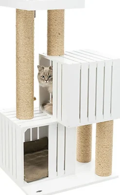 Trixie - BE NORDIC arbre à chat Skadi blanc - 114 cm