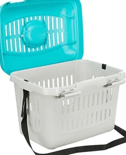 Trixie - Box de transport Midi-Capri  lapin nain  en plast - 44x33x32 cm