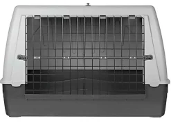 Trixie - Box de Transport Journey Noir/Gris - M/L : 100 x 65 x 60 cm