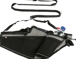 Trixie - Ceinture jogging avec laisse, sang.: 70–130 cm/23 cm, laisse : 1,15–1,50 m/20 mm