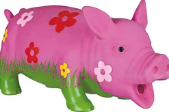 Trixie - Cochon son original en latex/fibre de polyester - 20 cm