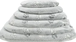 Trixie - Coussin Nando, ovale, gris clair