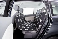 Trixie - Couverture pour sièges de voiture noir/beige - 140 x 145 m