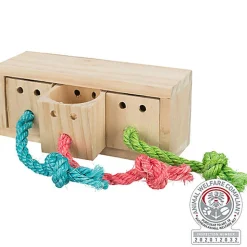 Trixie - Cube friandises en bois - 15x55x6cm