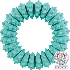 Trixie - Denta Fun anneau menthe en caoutchouc naturel - 12 cm