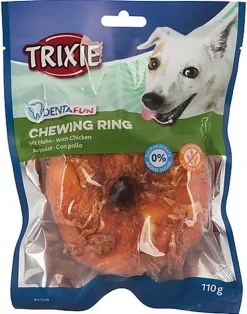 Trixie - Denta Fun Chicken Chewing Ring - 10cm 110g