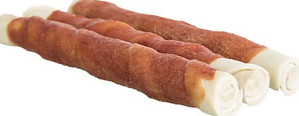 Trixie - Denta Fun Duck Chewing Rolls - 17cm 3 Pcs/140g