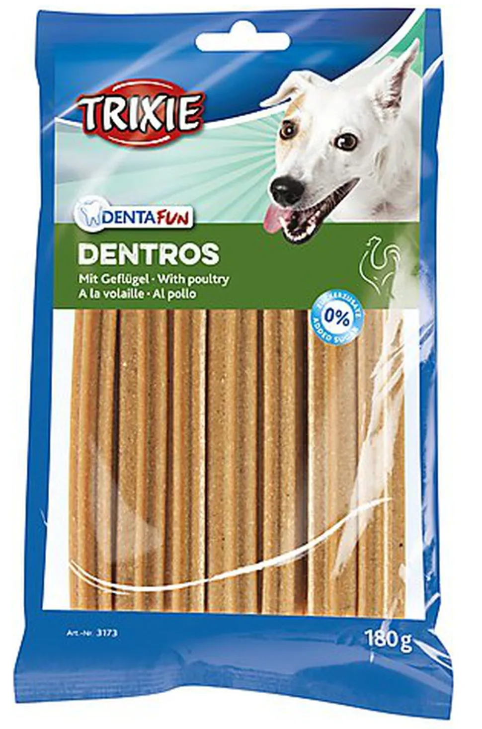 Trixie - Dentros Denta Fun à la Volaille - 7 Pcs/180g