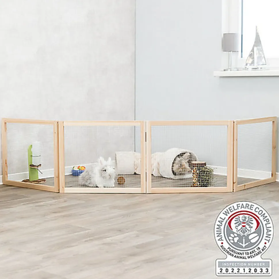 Trixie - Enclos pour intérieur, lapins nains, 60–240 × 50 cm
