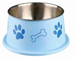 Trixie - Gamelle Oreilles Longues en Acier Inox/Plastique - 0.9 l / 19 cm