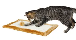 Trixie - Griffoir avec Bords Peluche pour Chat