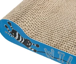 Trixie - Griffoir Carton Catnip Corail pour Chats - 41×7×24cm