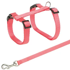 Trixie - Harnais chat avec laisse, 27-45 cm/10 mm, 1,20 m
