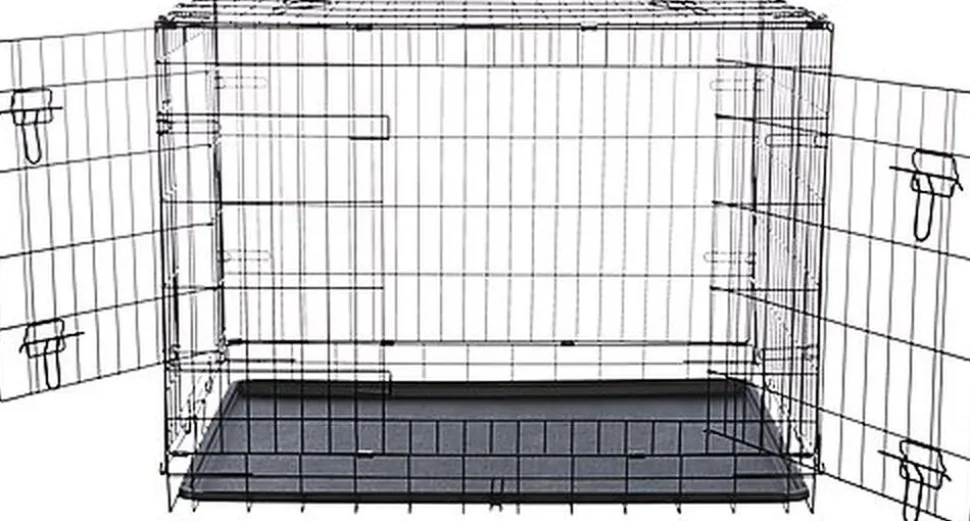 Trixie - Home Kennel noir - M : 78 x 62 x 55 cm