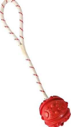 Trixie - Jouet - Aqua Toy Balle sur Corde, flottante - 35 cm