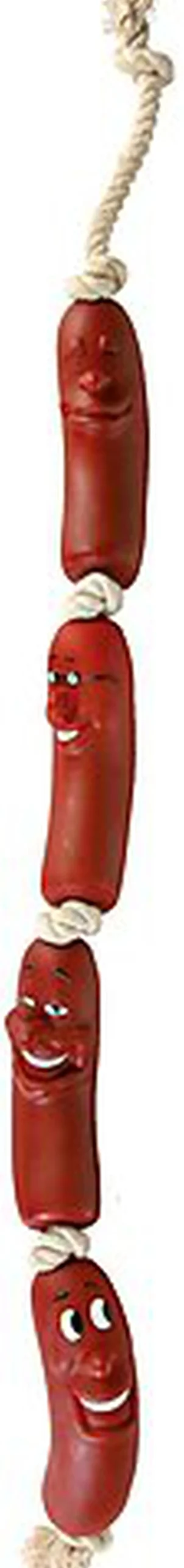 Trixie - Jouet Chaîne Saucisse Vinyle pour Chien - 75cm