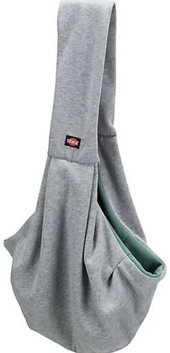 Trixie - Junior Sac Ventral Gris Clair/Menthe - 22 x 20 x 60 cm