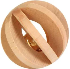 Trixie - Lamelles avec clochette en bois - 6 cm