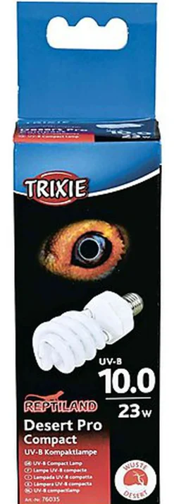 Trixie - Lampe UV~B compacte Desert Pro Compact 10.0 23 W -  60x152 mm