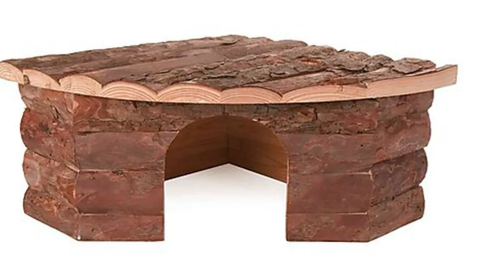 Trixie - Maison d'angle Jesper lapins nains en bois - 42x15x30 cm