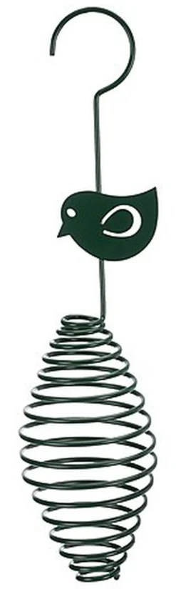 Trixie - Mangeoire Boule de Graisse spirale avec oiseau métal - 7x35cm