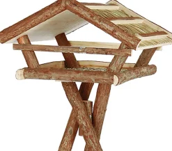 Trixie - Mangeoire en Bois d'Ecorce sur Pied pour Oiseaux du Ciel - 46cm