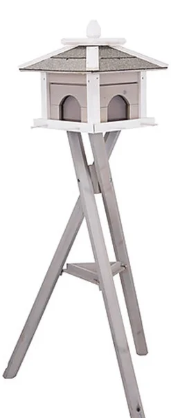 Trixie - Mangeoire Natura avec Pied Gris pour Oiseaux du Ciel - 133cm