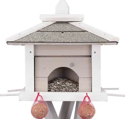 Trixie - Mangeoire Natura avec Pied Gris pour Oiseaux du Ciel - 133cm