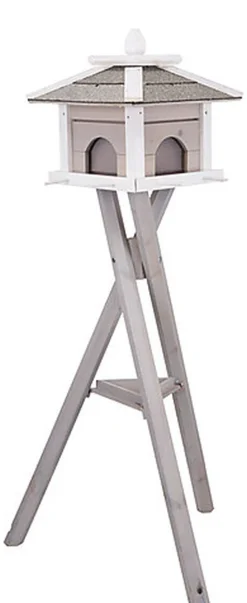 Trixie - Mangeoire Natura avec Pied Gris pour Oiseaux du Ciel - 133cm