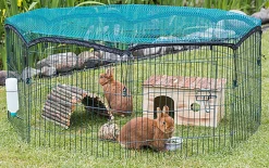 Trixie - natura enclos + filet de protection recouv. en poudre vert - 150x57cm