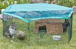 Trixie - natura enclos jeunes animaux/filet en métal - 116x38cm