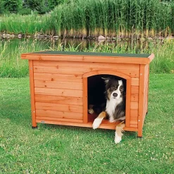 Trixie - natura niche pour chiens Classic à toit plat brun - M/L 104 x 72 x 68 cm