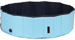 Trixie - Piscine en Plastique Bleu pour Chien - Ø 70cm