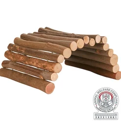 Trixie - Pont flexible dègues en bois d'écorce - 28x17cm