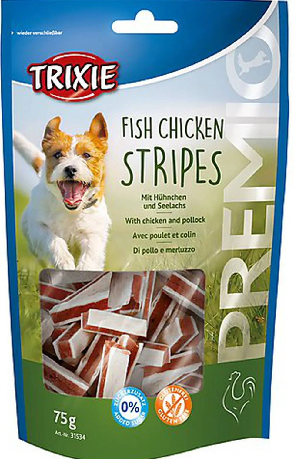 Trixie - PREMIO Fish Chicken Stripes - 75 g