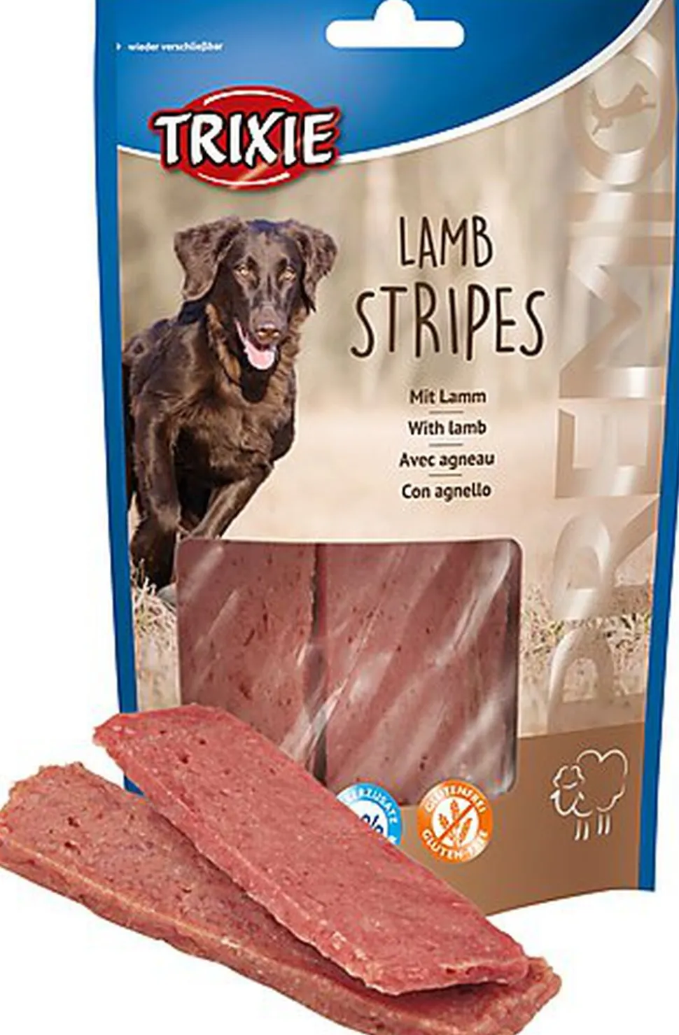 Trixie - PREMIO Lamb Stripes - 100 g